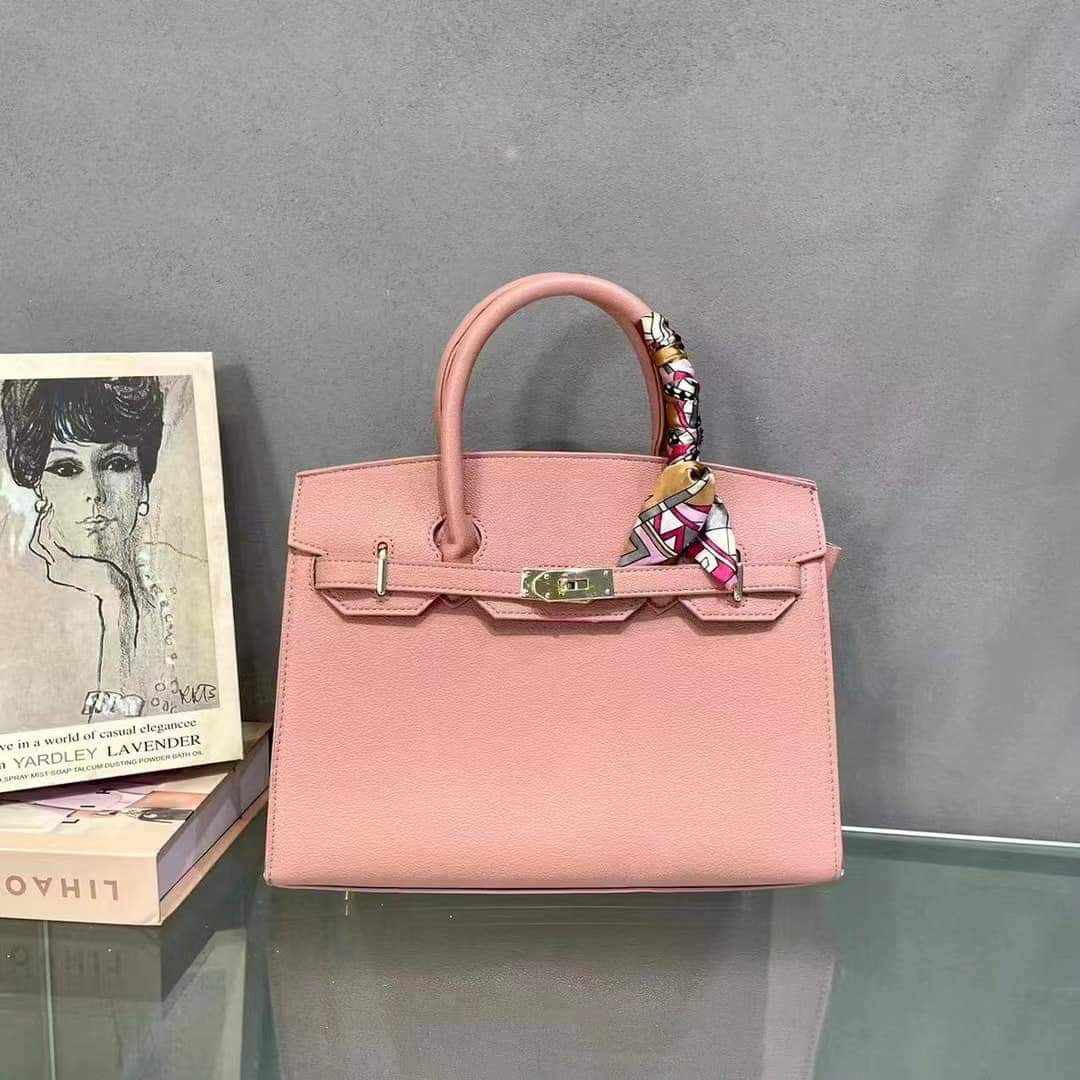 Hand Bag with scarf w/ paperbag