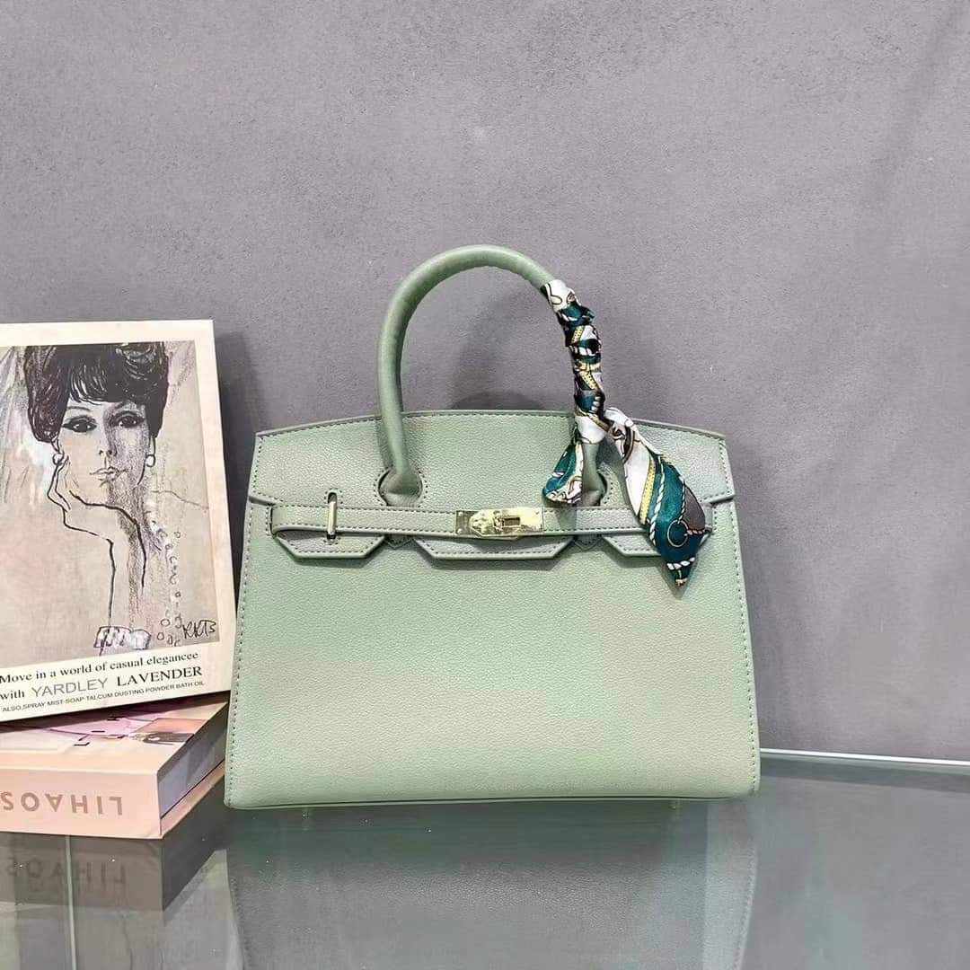 Hand Bag with scarf w/ paperbag