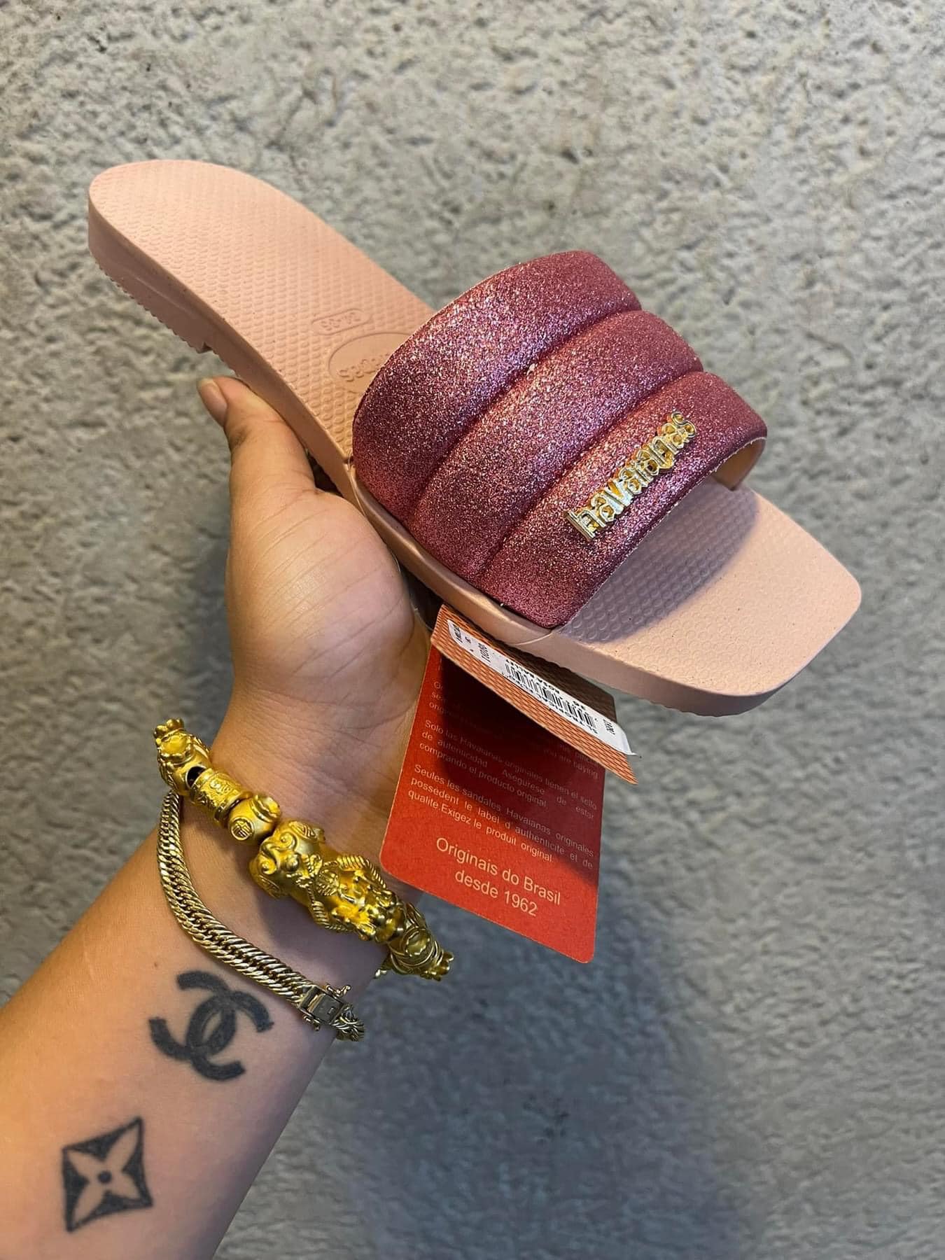 Square Glitter Havaianas