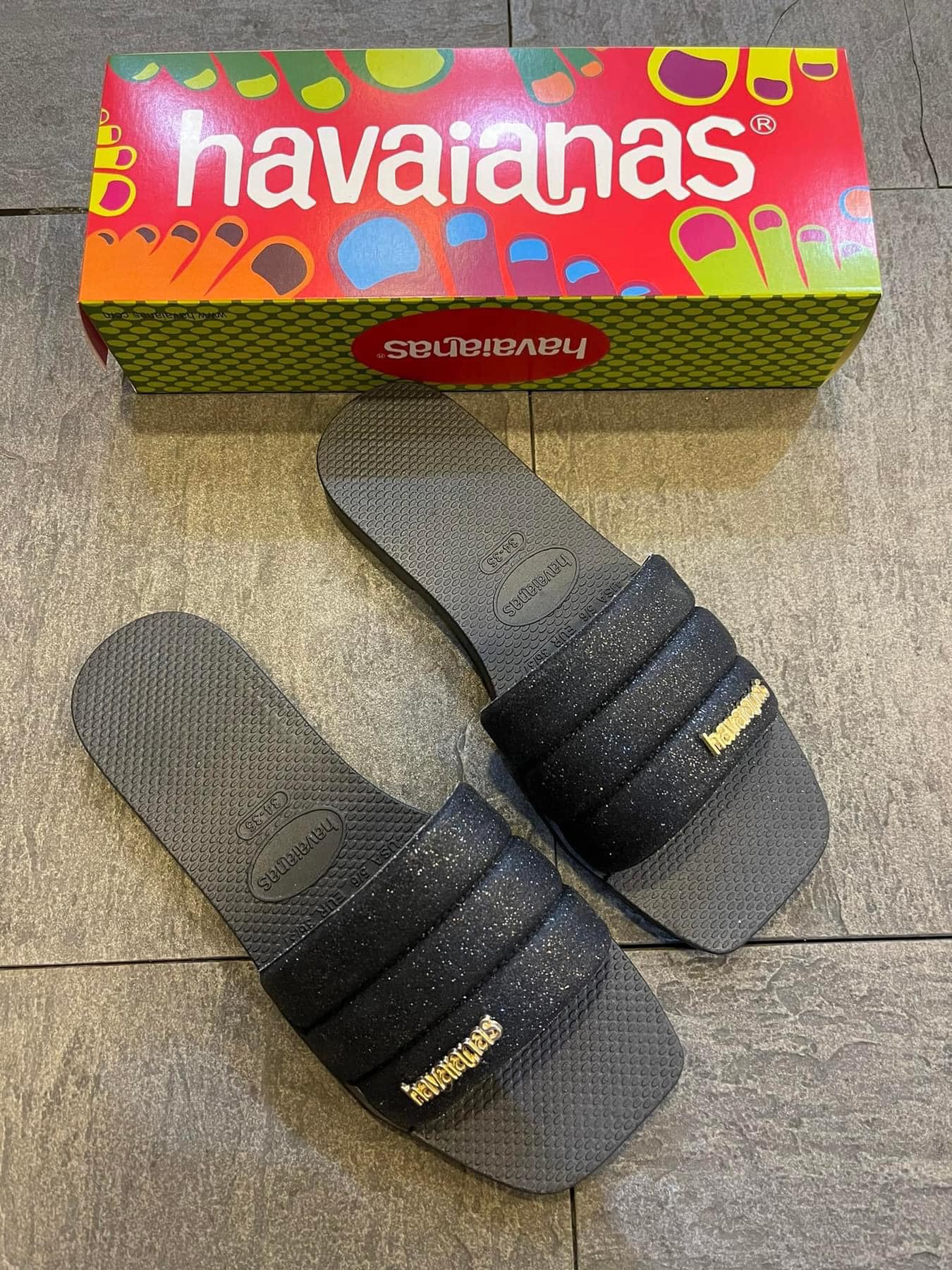 Square Glitter Havaianas