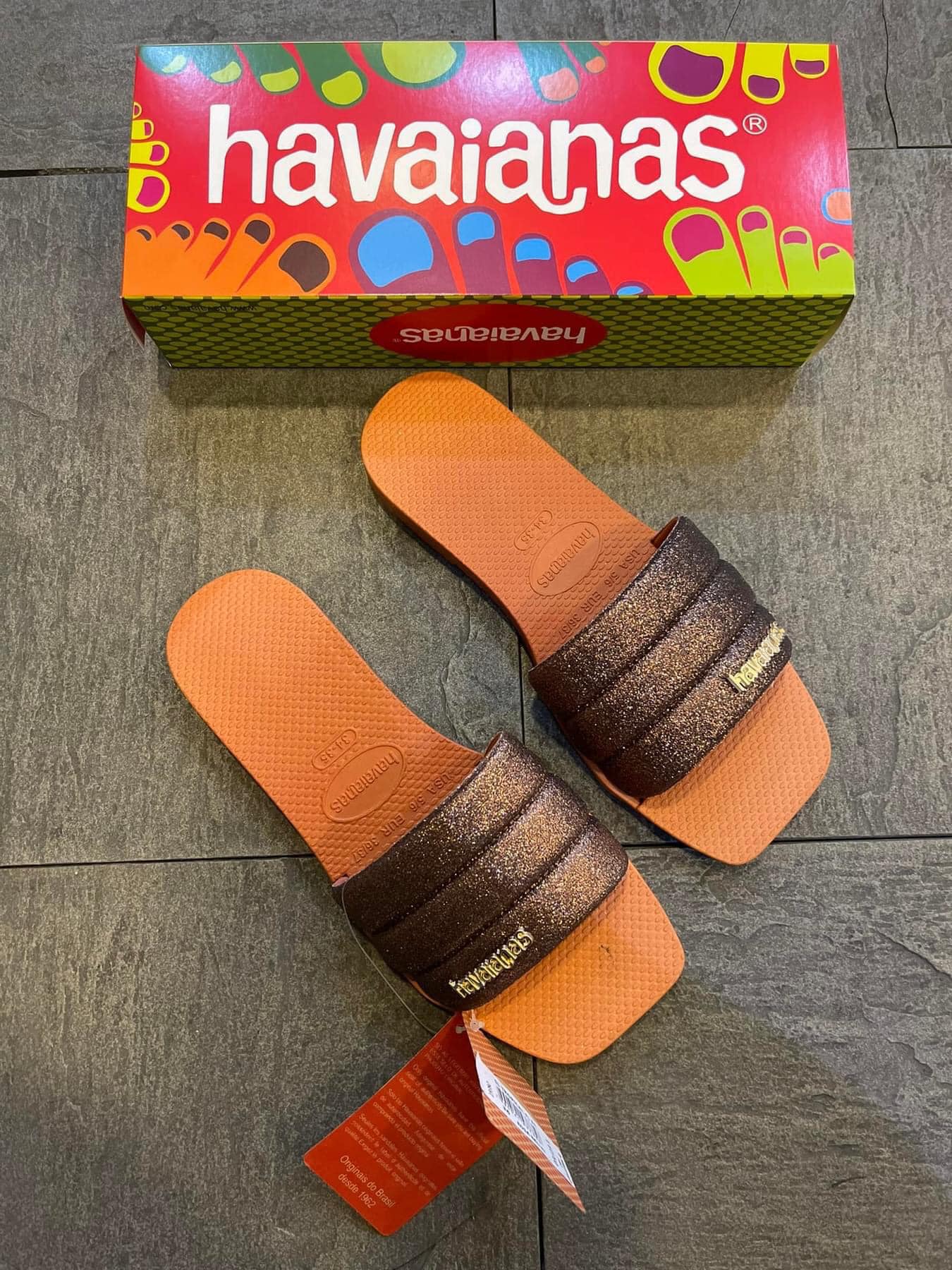 Square Glitter Havaianas