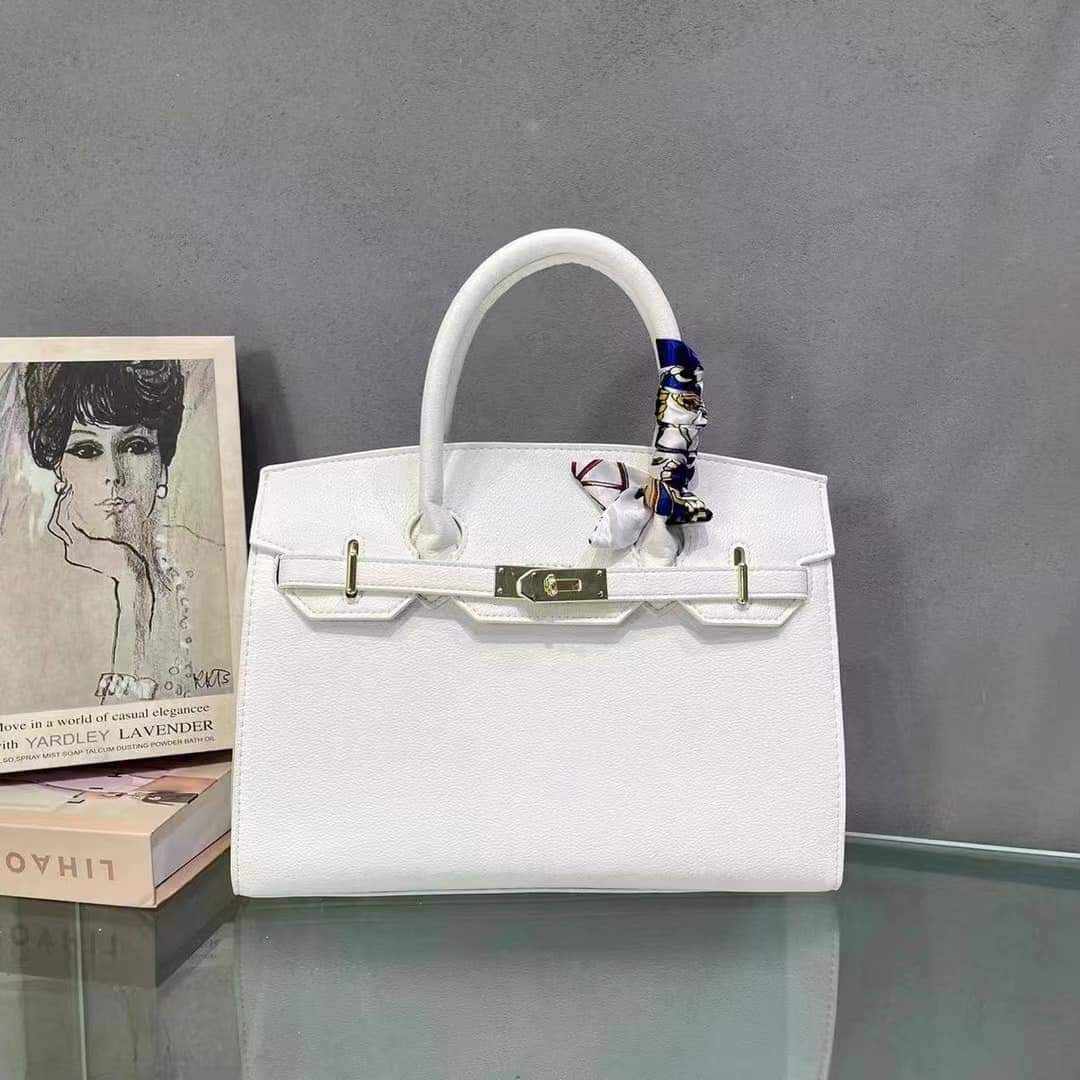 Hand Bag with scarf w/ paperbag
