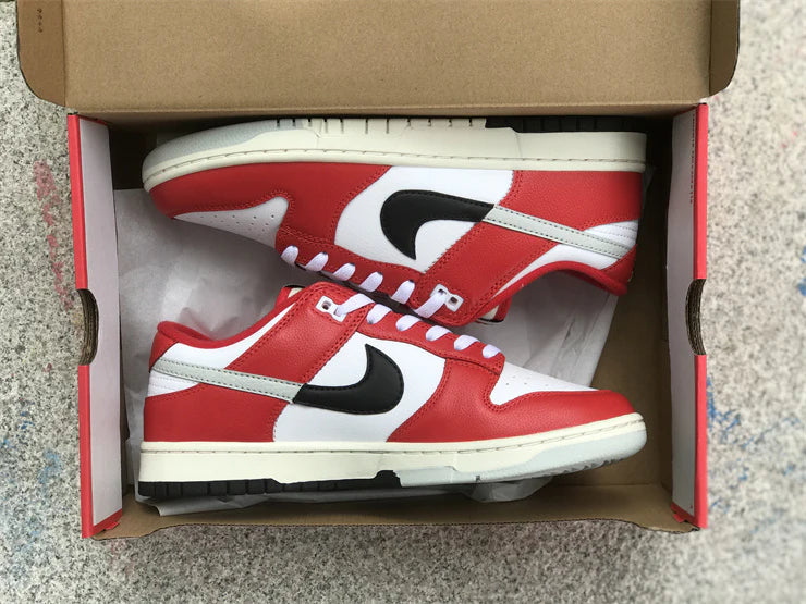 Nike dunk low “Chicago Split “