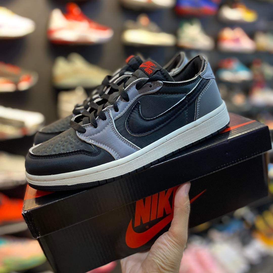 Jordan 1 black grey orange new arrivals