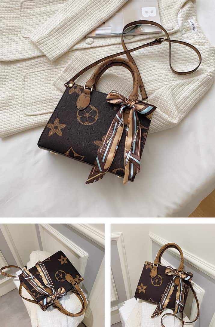 Hand Bag w/ Scarf