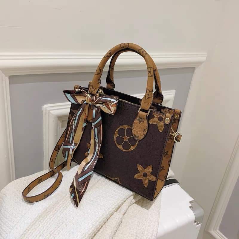 Hand Bag w/ Scarf