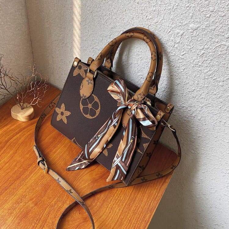 Hand Bag w/ Scarf