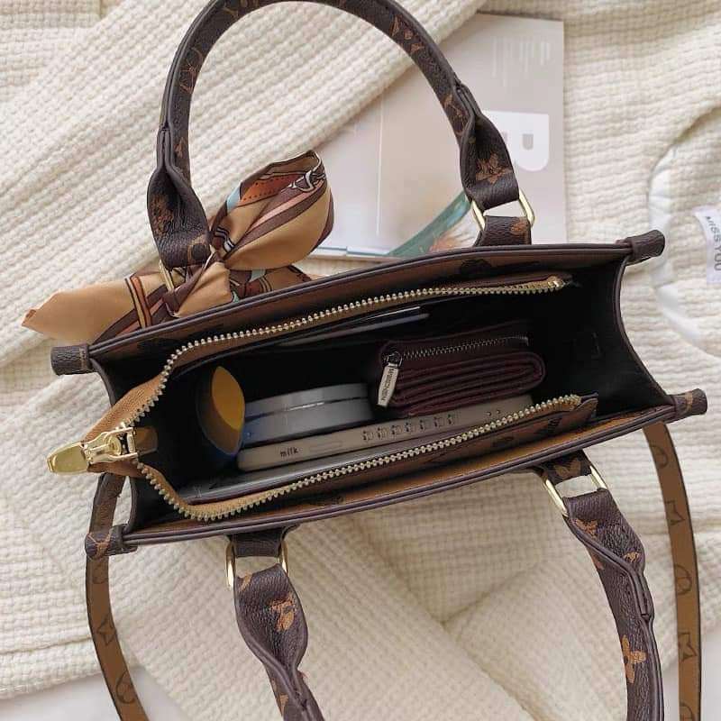 Hand Bag w/ Scarf