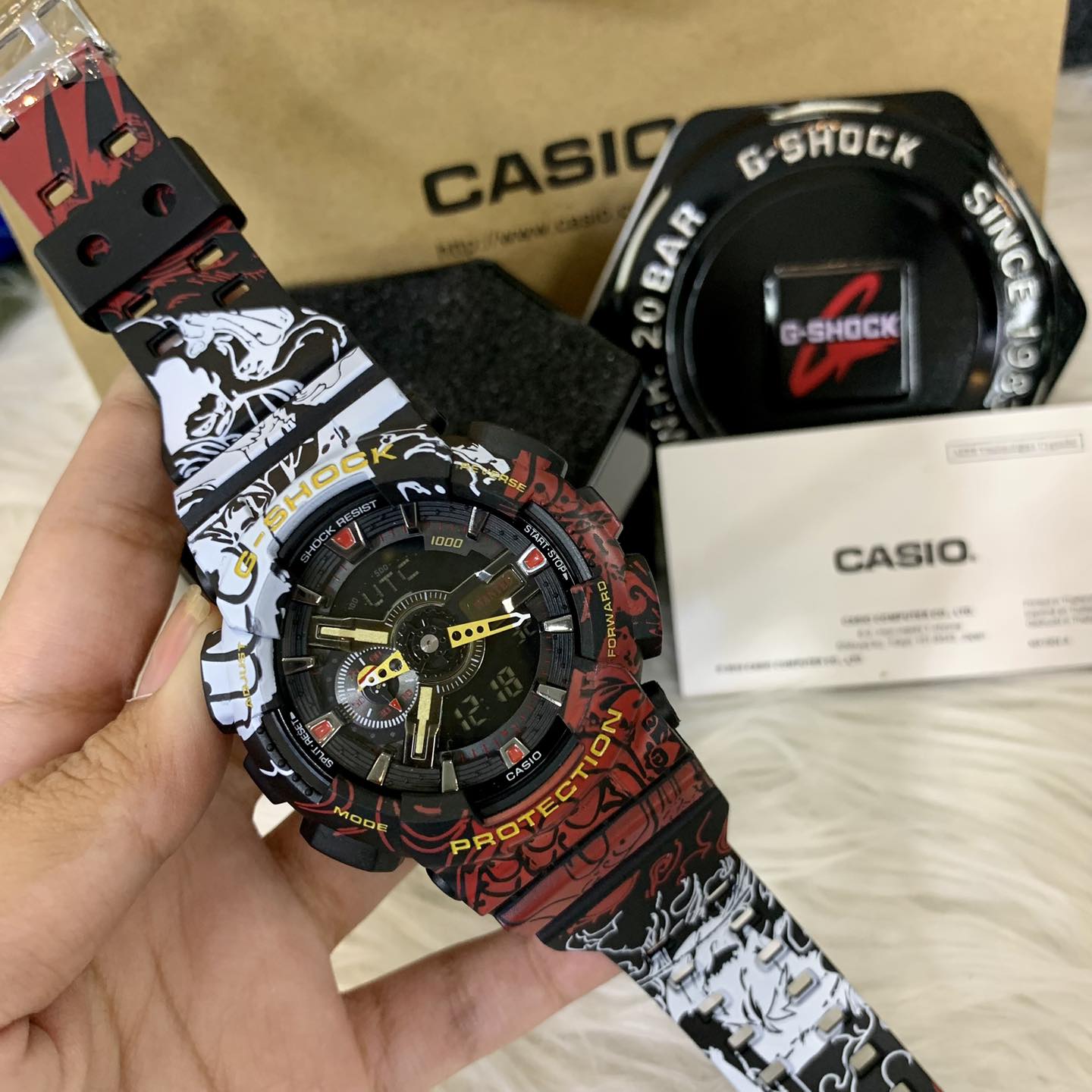 Casio one piece online watch