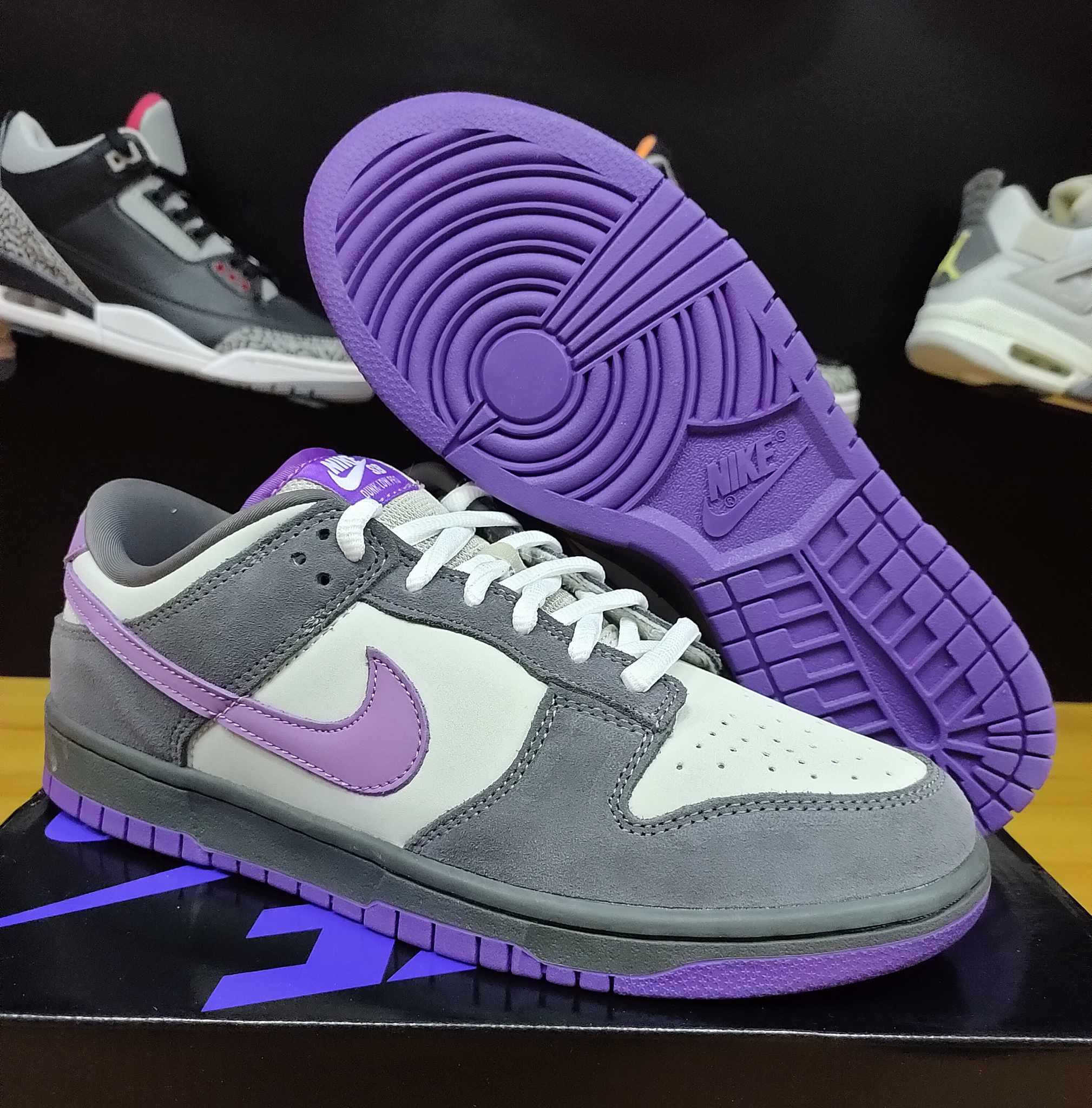 Nike dunk fashion purple pigeon