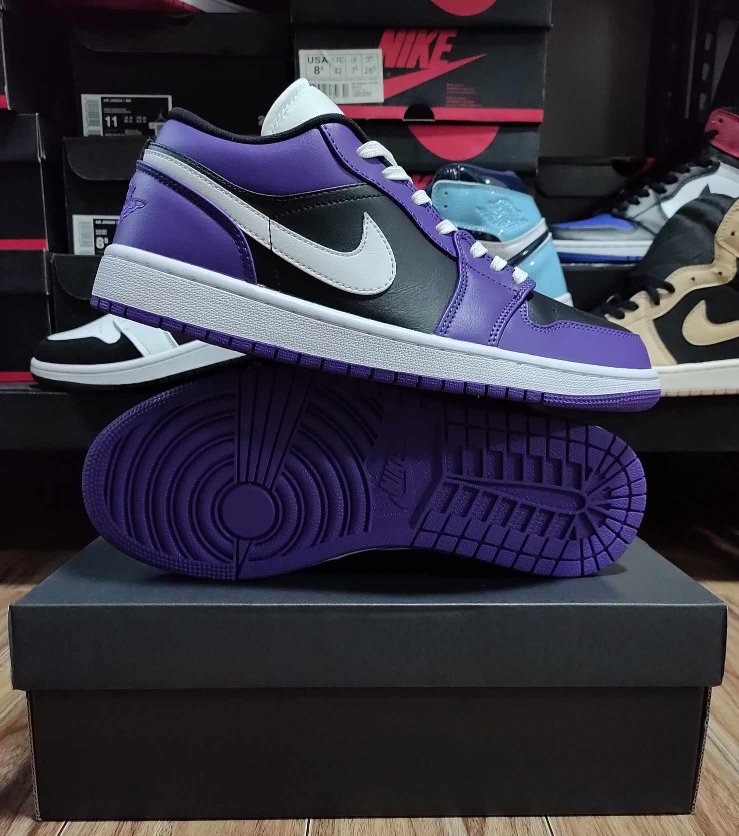 Jordan 1 low court purple hotsell