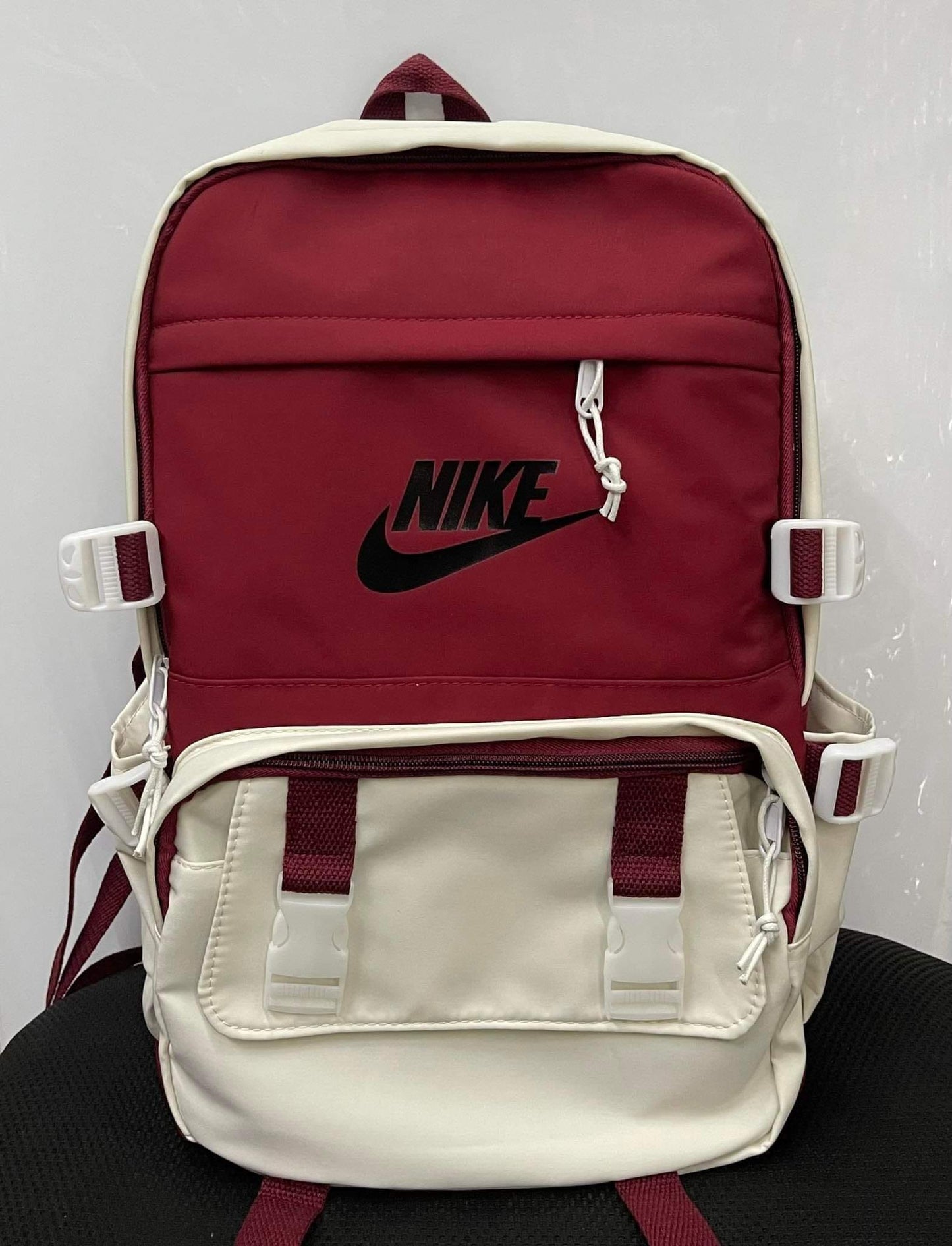 Nike Fashion Style Backpack Korean Design Red
