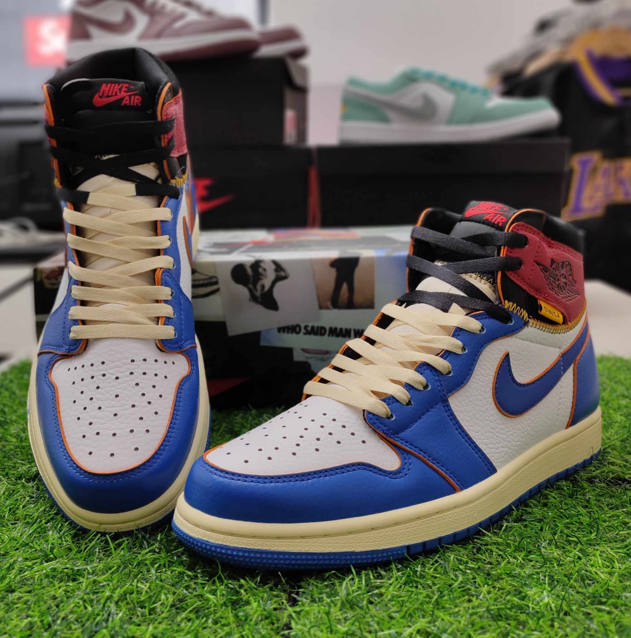 Jordan1 High NRG Union LA Storm Blue Sole Kicks PH