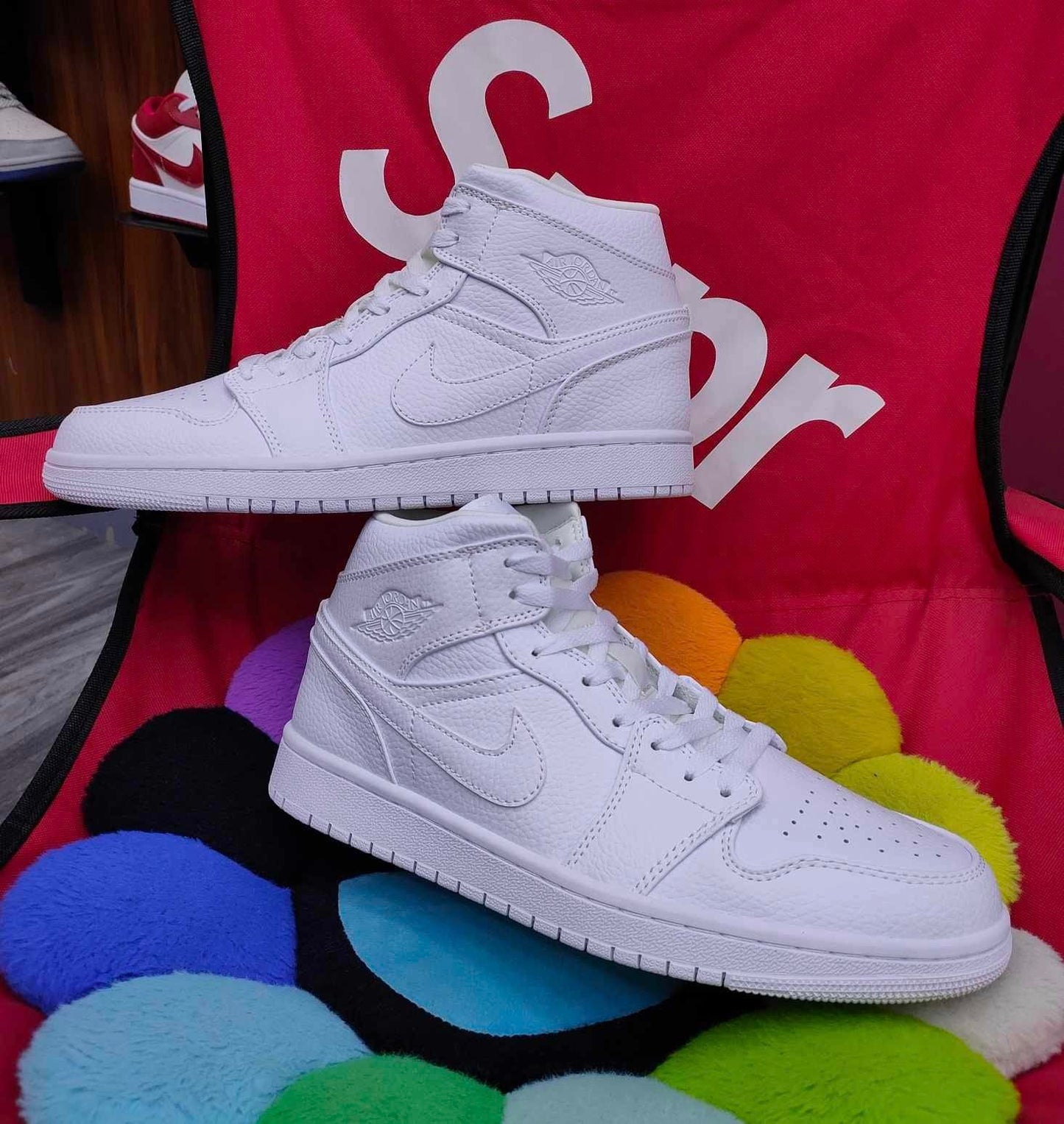 Jordan1 High "Triple White"