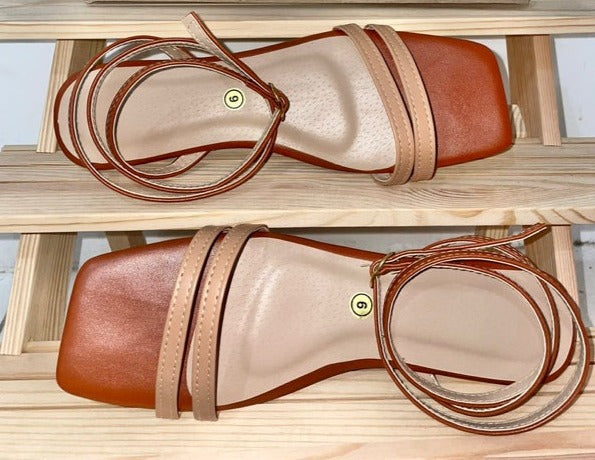 Serina Sandals (1 inch heels)