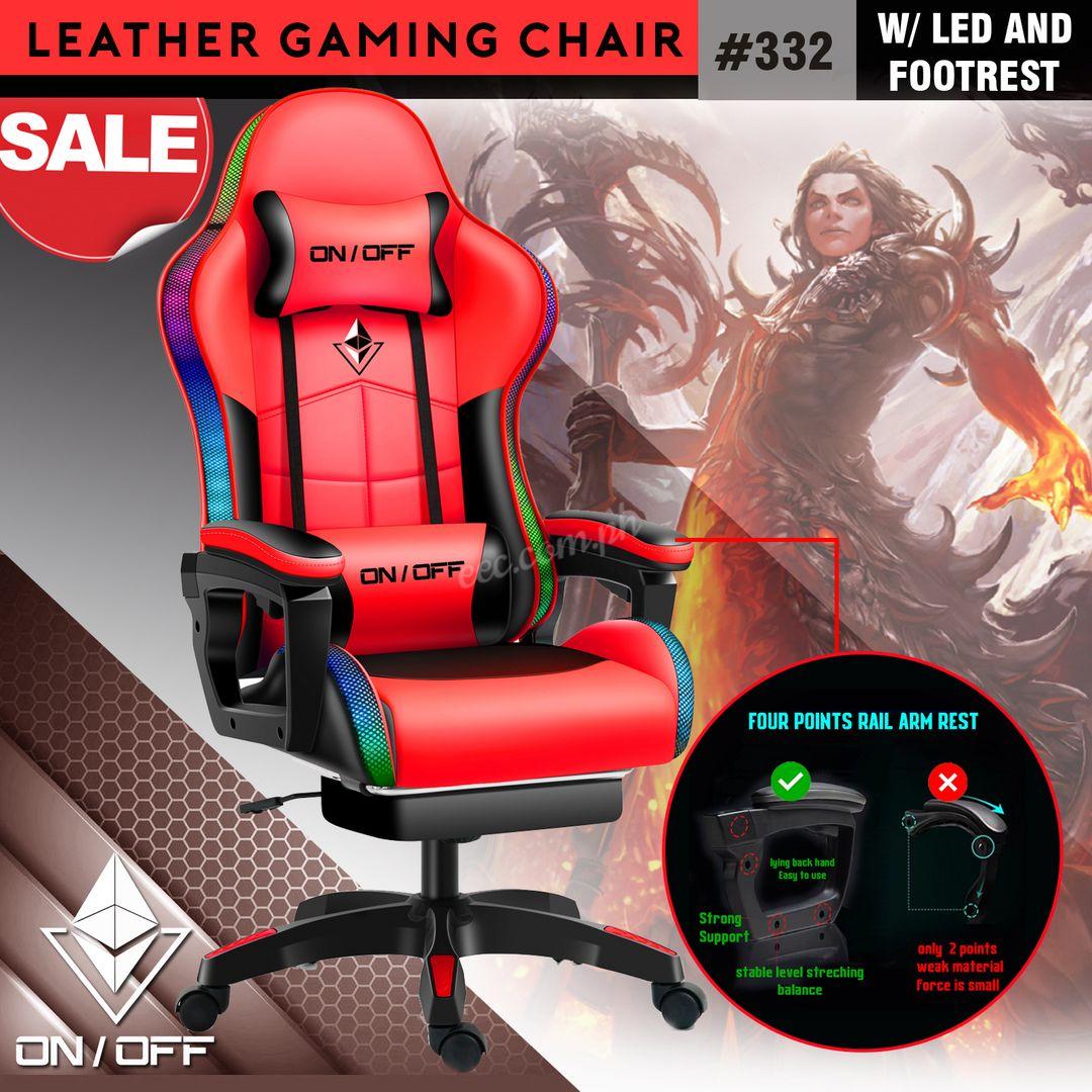 Gaming Chair ON/OFF RED