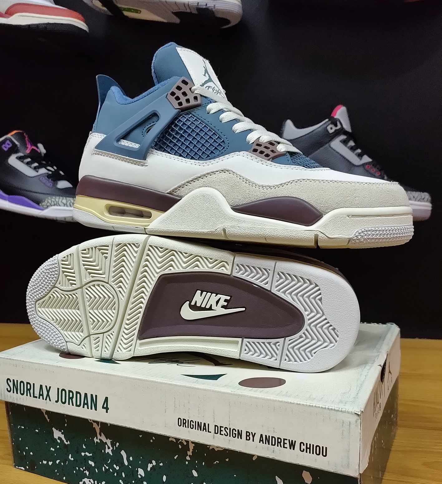 Jordan4 "Snorlax"