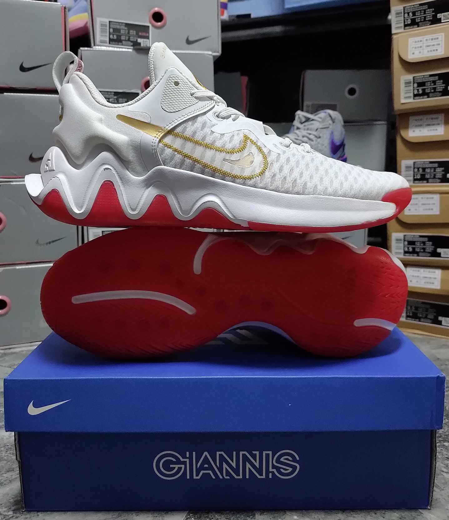 Giannis Immortality 1 "White Gold Red"